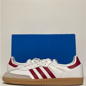 Adidas Samba Og “Footwear White/Collegiate Burgundy/Gum Three”